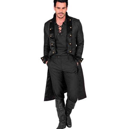Victorian jas voor heren close-up – kostuums