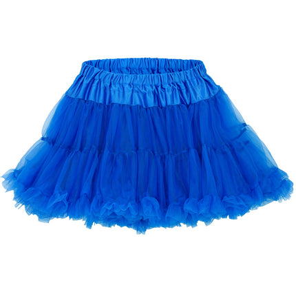 Blauwe tutu voor dames detailopname – kleding