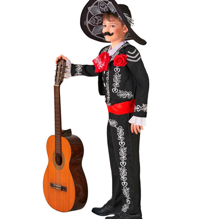 Mariachi Día de los Muertos colbert voor jongens sfeerbeeld – kostuums