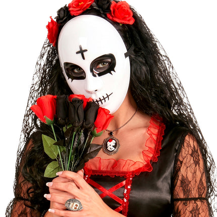 Masker satanisch hard kunststof totaalbeeld – maskers