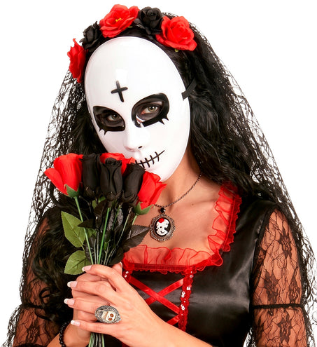 Masker satanisch hard kunststof totaalbeeld – maskers
