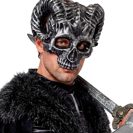 Schedel masker ram hard kunststof close-up – maskers
