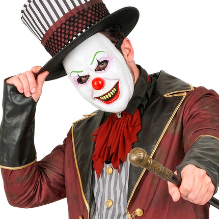 Masker boze clowns latex detailopname – maskers