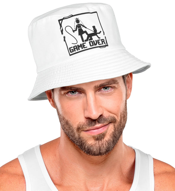 Hoed bucket game over voor heren achterkant – hoeden