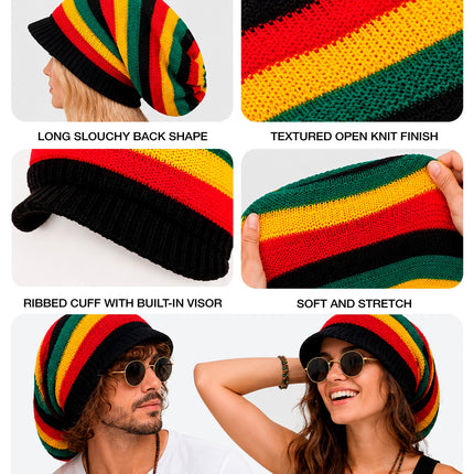 Hoed tam rasta totaalbeeld – hoeden