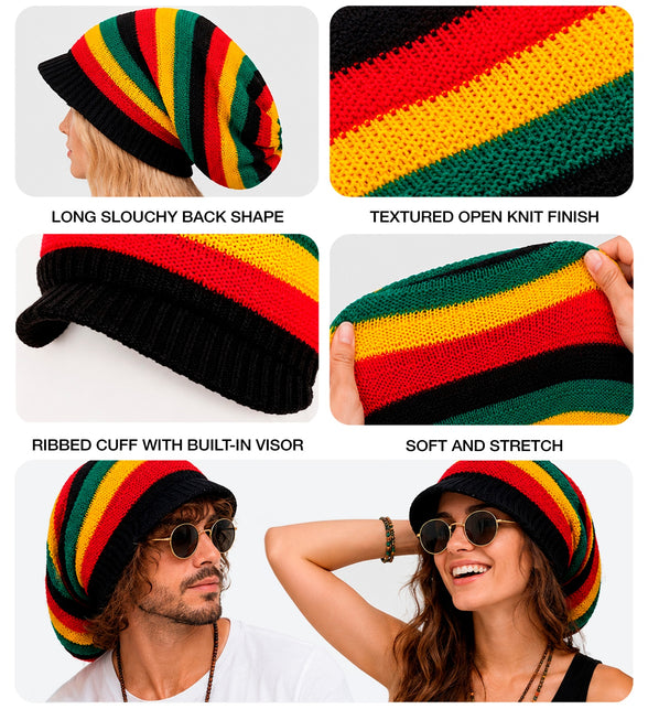 Hoed tam rasta totaalbeeld – hoeden