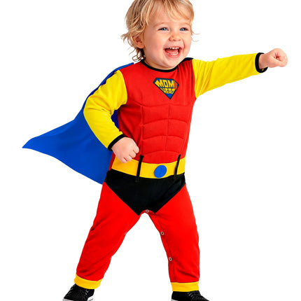 Super baby jumpsuit voor jongens achterkant – kostuums