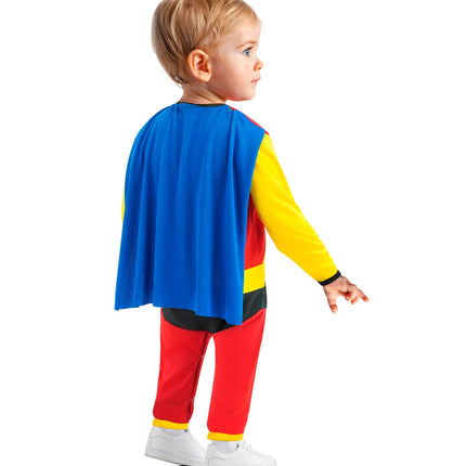 Super baby jumpsuit voor jongens detailopname – kostuums