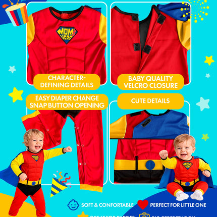 Super baby jumpsuit voor jongens sfeerbeeld – kostuums