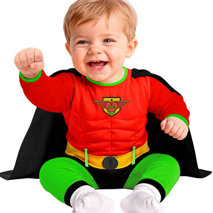 Super baby jumpsuit voor jongens (art. 2870) zijaanzicht – kostuums