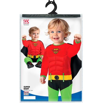 Super baby jumpsuit voor jongens (art. 2870) totaalbeeld – kostuums
