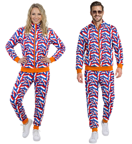 Nederland joggingpak WK EK dames heren detail
