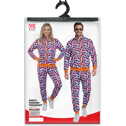 Nederland trainingspak jas en broek set verpakking