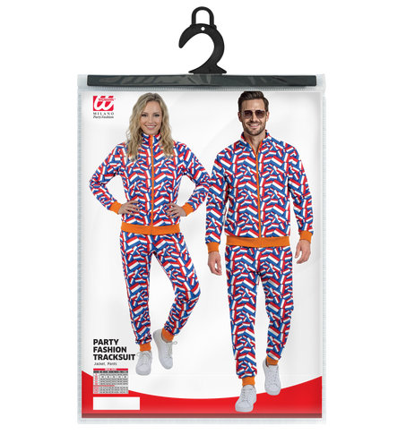 Nederland trainingspak jas en broek set verpakking