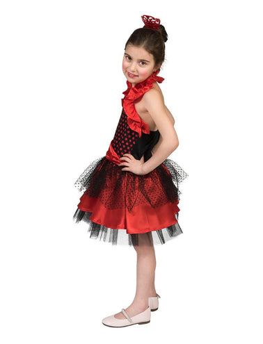 Spaanse jurk voor meisjes achterkant – carnaval outfit