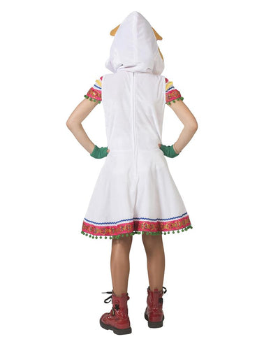 Peruviaans kostuum Paola meiden gedragen door model – feestkleding