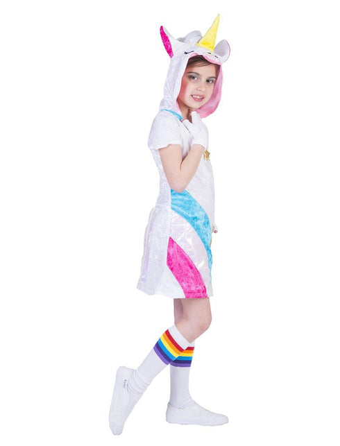 Unicorn Twinkle Light pakje meisje zijaanzicht – verkleedkleding