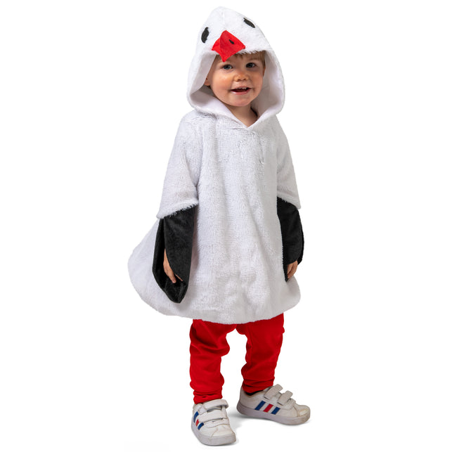 Ooievaar pak Stan achterkant – carnaval outfit