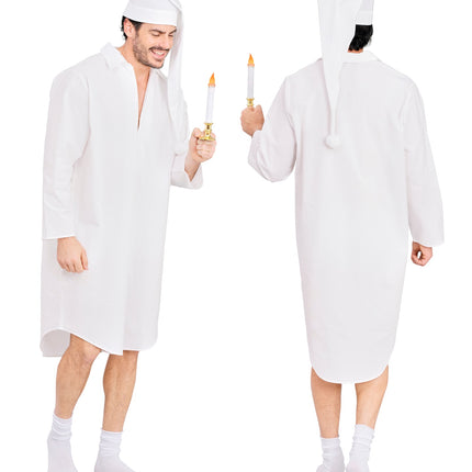 Nachtjapon en pet detailopname – verkleedkleding