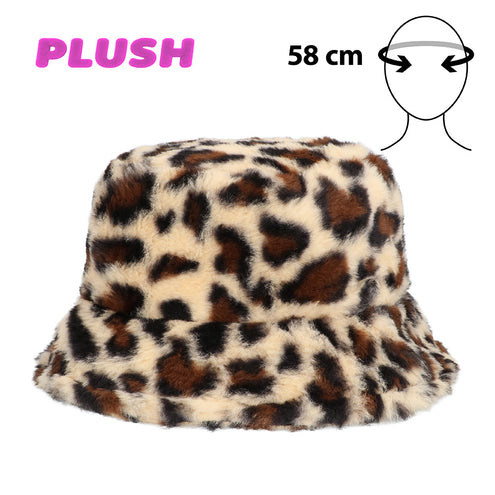 Bucket hat Luipaard print