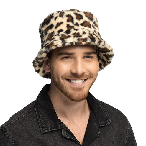 Bucket hat Luipaard zijkant