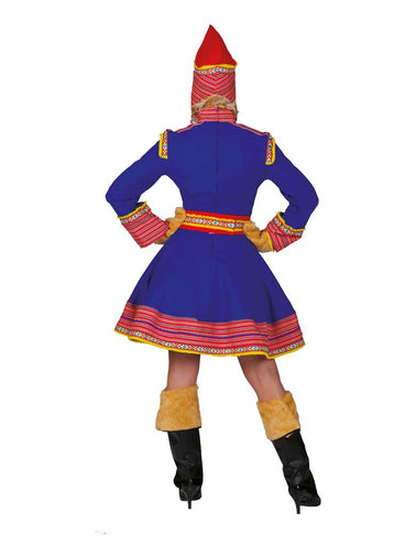 Laplander pak dames zijaanzicht – verkleedkleding