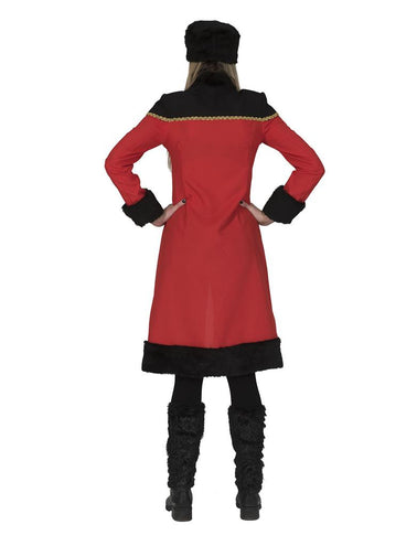 Russisch kozakken pak Tisha dames achterkant – carnaval outfit