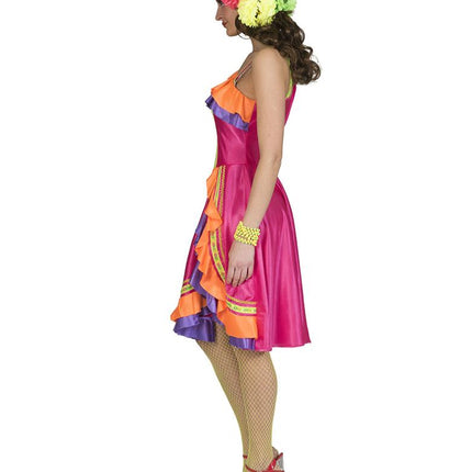 Caribisch pakje Cindy dames zijaanzicht – verkleedkleding