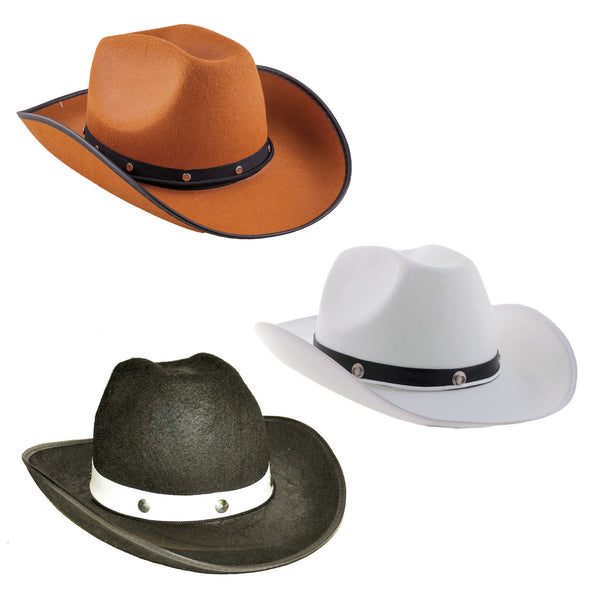 Cowboyhut Glenn in Schwarz oder Braun