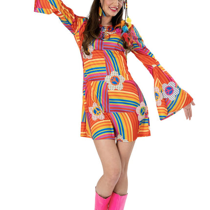Jurk Sjanel zijaanzicht – verkleedkleding