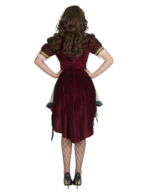 Steampunk pak Victoria dames achterkant – carnaval outfit