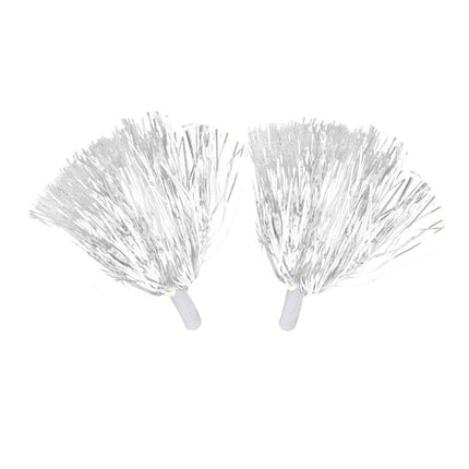 Pompons in metallischem Gold oder Silber