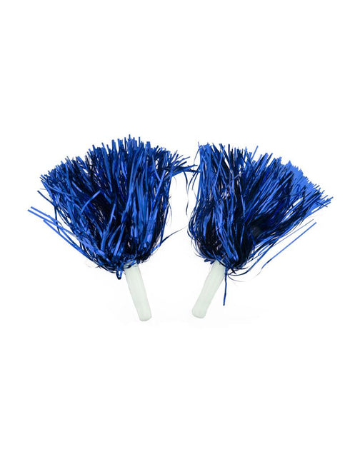 Pompons in metallischem Gold oder Silber