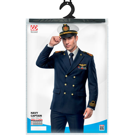 Marine kapitein colbert voor heren sfeerbeeld – verkleedkleding