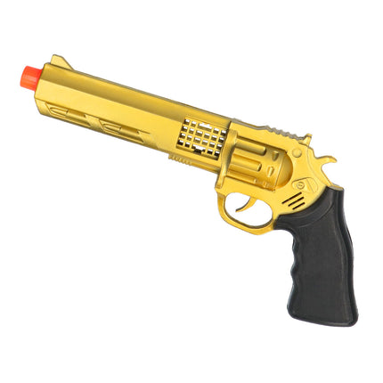 Speelgoedpistool Golden viper close-up