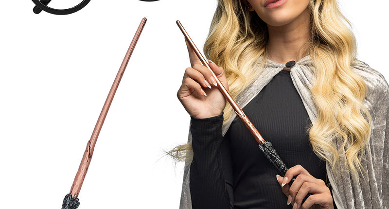 Set Tovenaar kinderen hoed baard toverstaf wizard