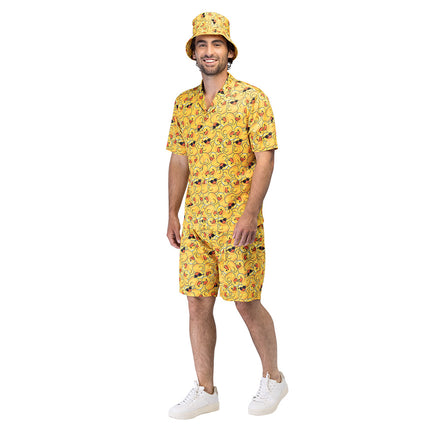 Onesie Lucky duck geel kuiken pyjama festival