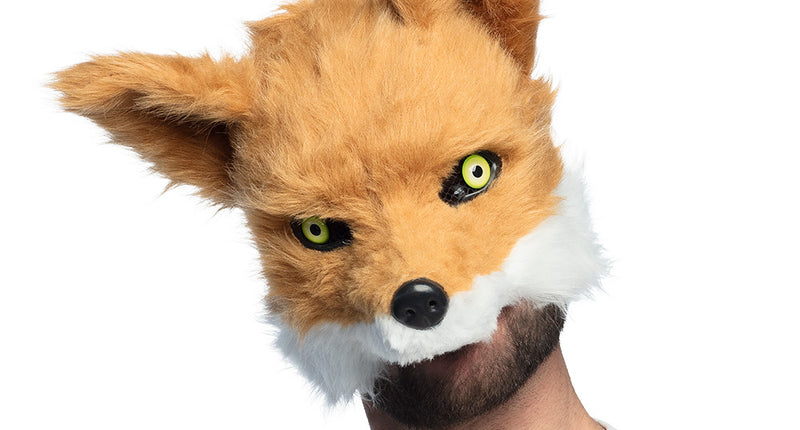 Pluchen halfmasker Vos