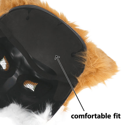 Pluchen halfmasker Vos — foto 5