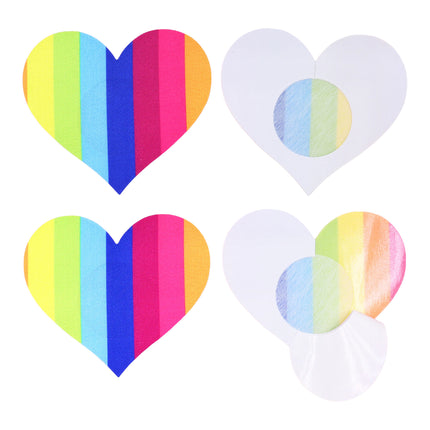 Pride tepelstickers hart