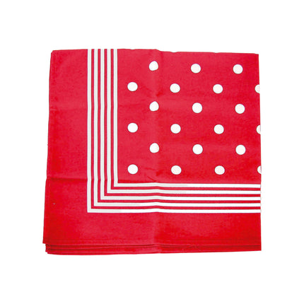 Zakdoek rood met wit — foto 2