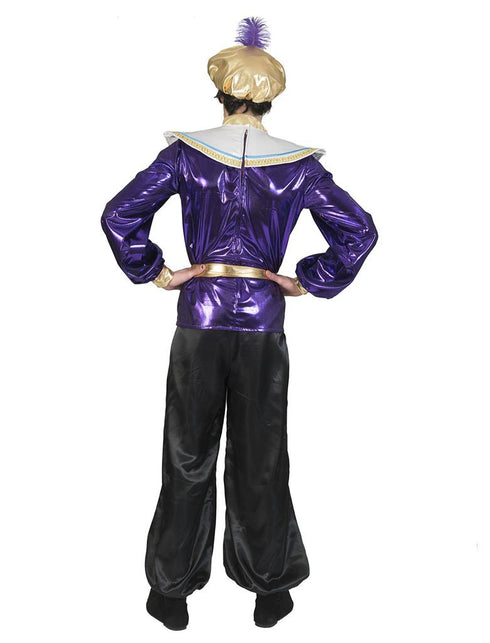 Sultan pak Munad heren achterkant – carnaval outfit
