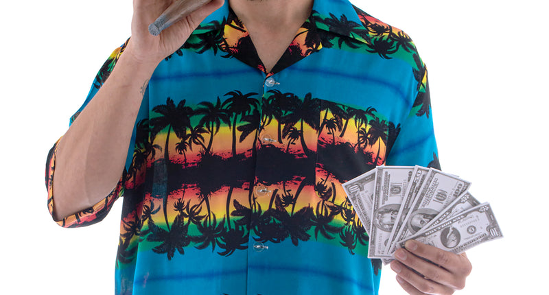 Hawaiian Shirt Aloha vooraanzicht – carnavalskostuum
