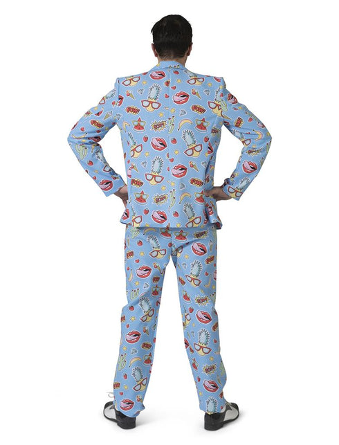 Vrijgezellen feest pak Christian achterkant – carnaval outfit