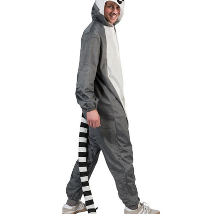 Ringstaartmaki kostuum zijaanzicht – verkleedkleding