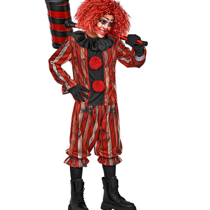 Gemene clowns jas voor jongens zijaanzicht – kostuums