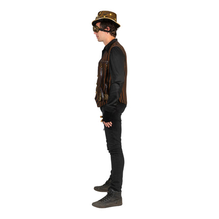 Steampunk pak Stanley achterkant – carnaval outfit