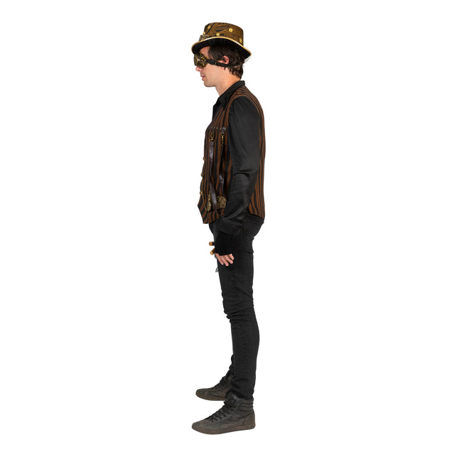 Steampunk pak Stanley achterkant – carnaval outfit
