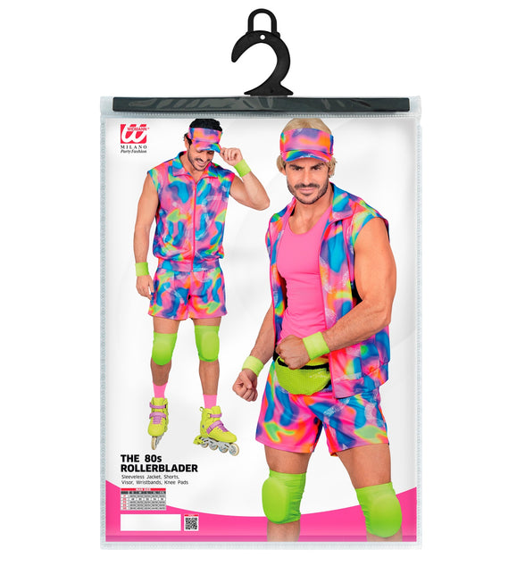 Jaren 80 rollerblader kostuum voor heren productfoto – kostuums