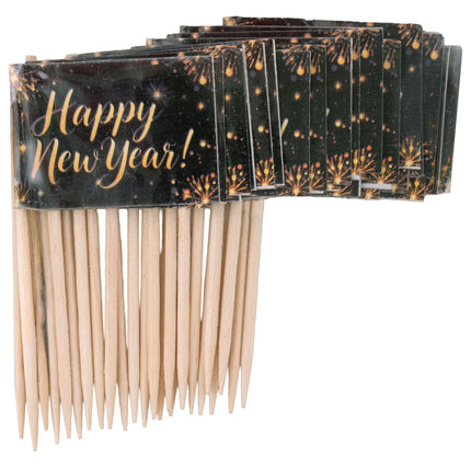 Happy New Year prikkers detail